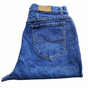 Vintage Lee High Rise Tapered Mom Jeans Size 14